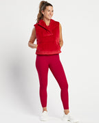 Ribbed Velour Vest