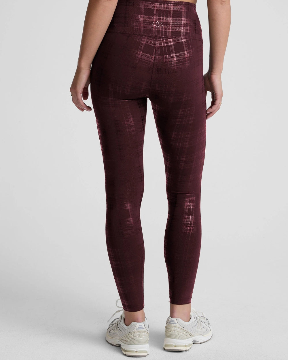 Shiny Plaid Legging