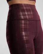 Shiny Plaid Legging
