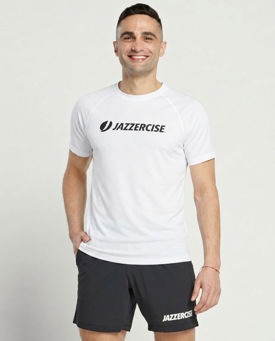 Men's White Performance Tee - 90 DEGREE BY REFLEX