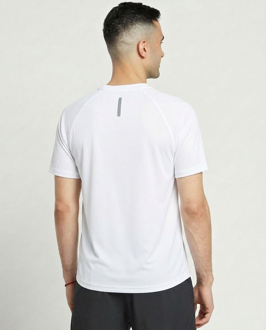 Men's White Performance Tee