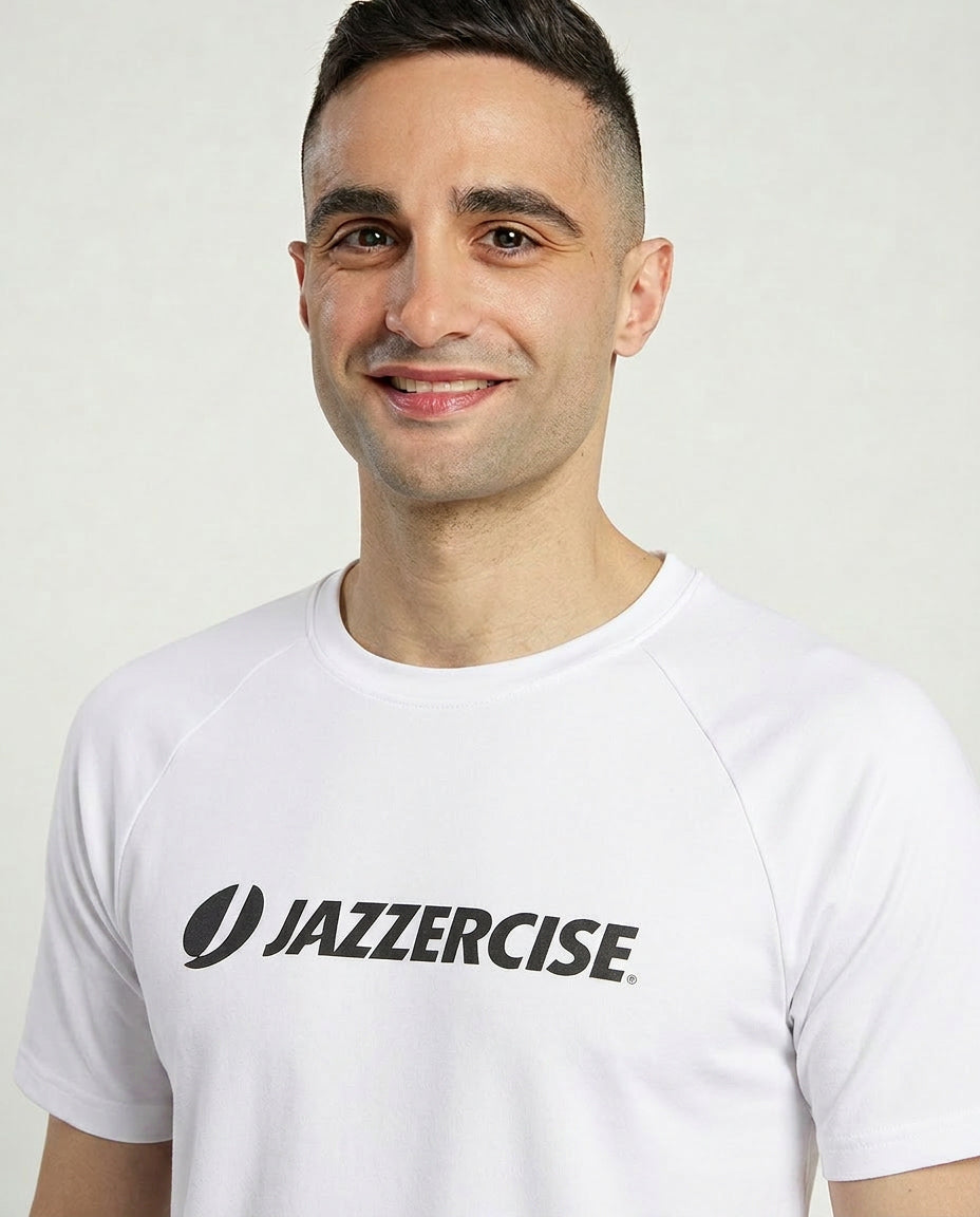 Men's White Performance Tee
