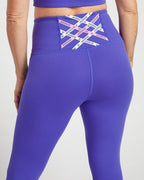 Blue Strappy Legging