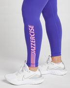 Blue Strappy Legging