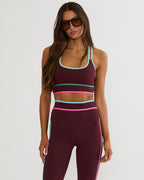 Raspberry Bloom Bra Top - BEACH RIOT
