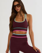 Raspberry Bloom Bra Top