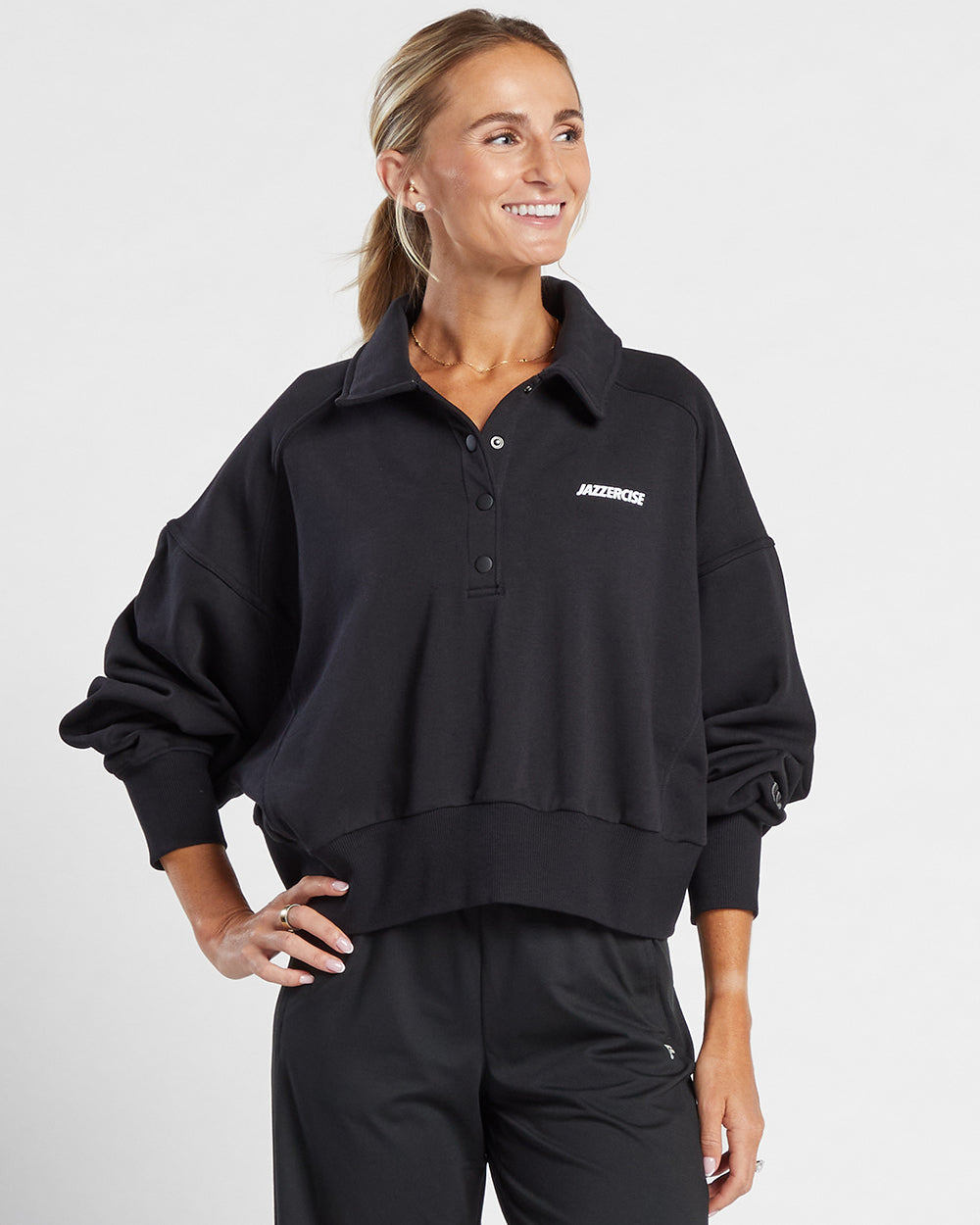 Snap Front Sweatshirt