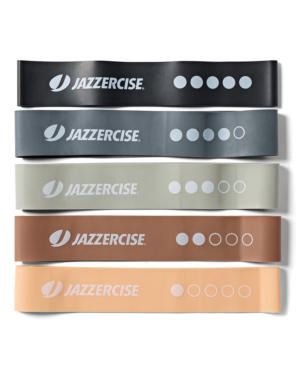 Heavyweight Resistance Bands 5 Pack - JAZZERCISE