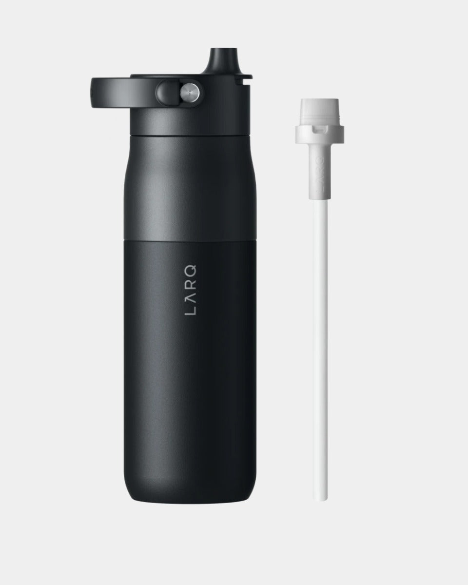 Black Filtered Water Bottle