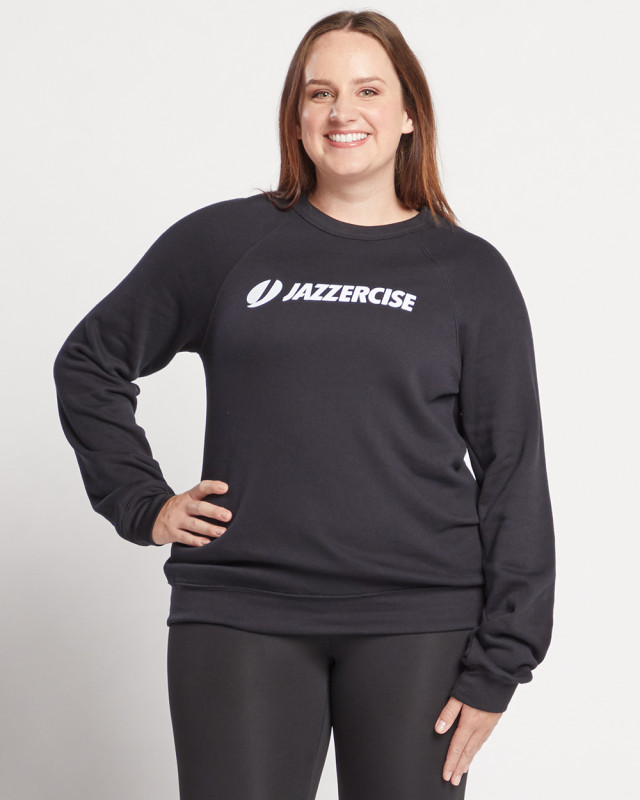 Black Raglan Sweatshirt - JAZZERCISE