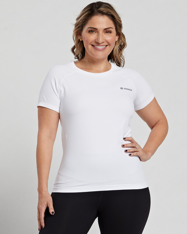 White Seamless Tee - 90 DEGREE BY REFLEX