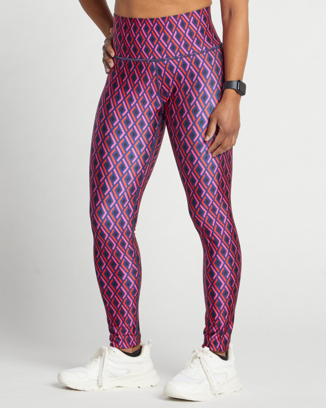 Geo Hi Shine Legging - TEREZ