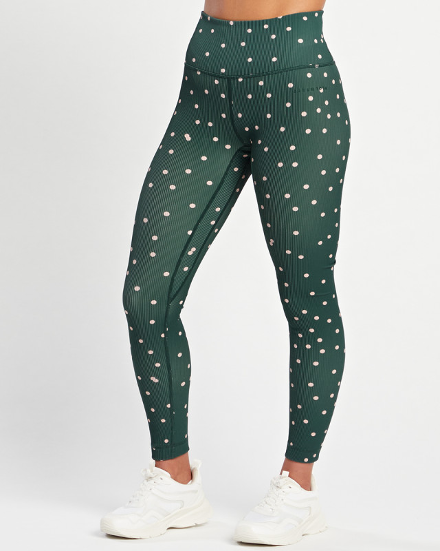 Sakura Dots Legging - CREAM YOGA