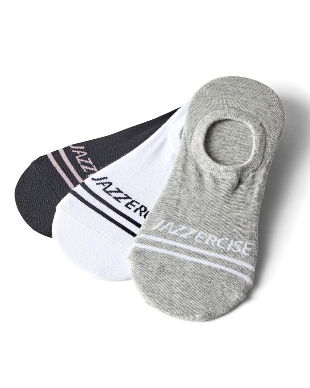 No Show Socks 3 Pack - JAZZERCISE
