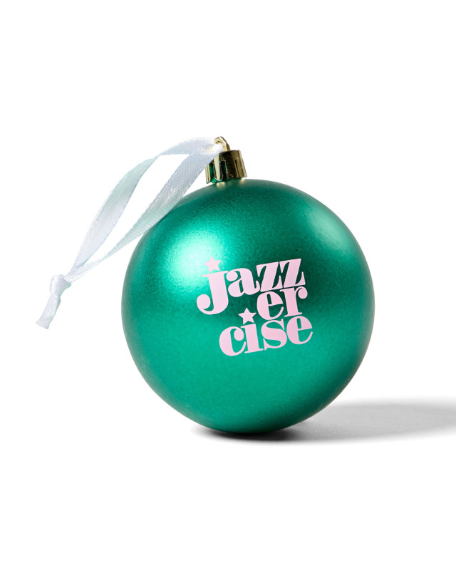 Round Holiday Ornament - JAZZERCISE