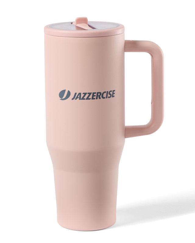 Pink 40 Oz Tumbler - JAZZERCISE