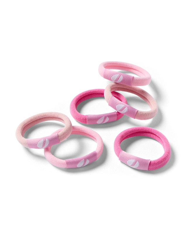 Pink Hair Ties 6 Pack - JAZZERCISE