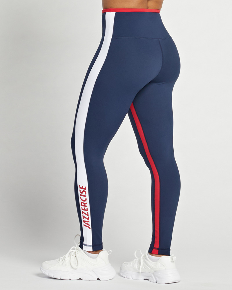 90 Degree by Reflex Jazzercise レギンス Navy Wonderlink Legging - 90 DEGREE BY REFLEX