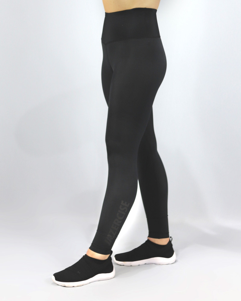 90 Degree By Reflex Liquid Look Combination Ankle Length Leggings Blac