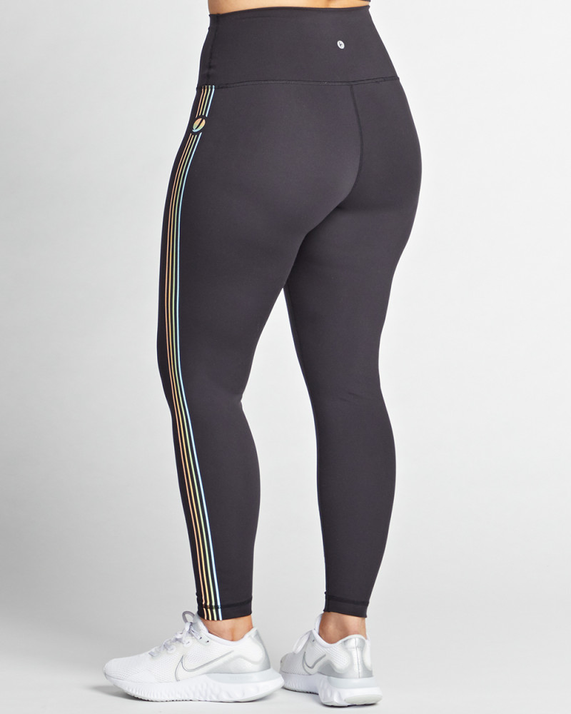 Rainbow Stripe Lux Legging - 90 DEGREE BY REFLEX