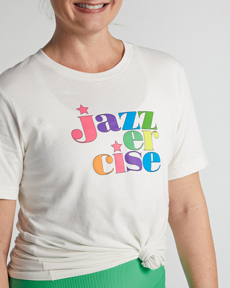 VTG Wild About Jazzercise Logo Fitness Dance Aerobics T Shirt XL