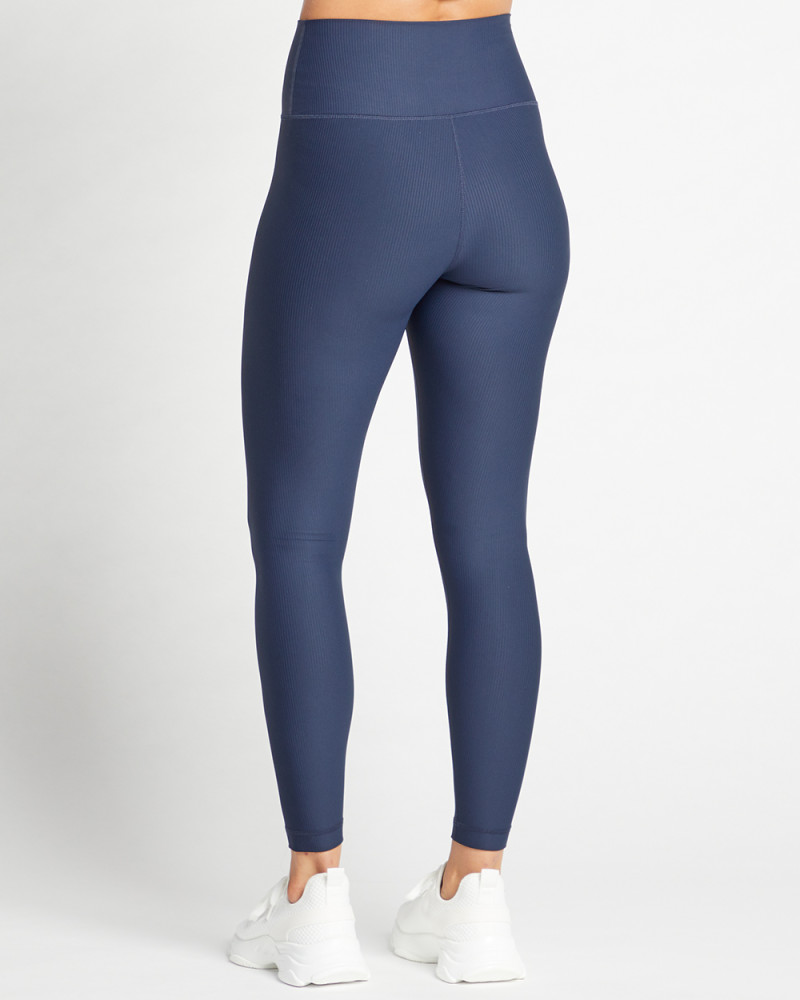 90 DEGREE BY REFLEX CARBON INTERLINK HIGH RISE LEGGING AW72339 Navy Blue XS  for sale online