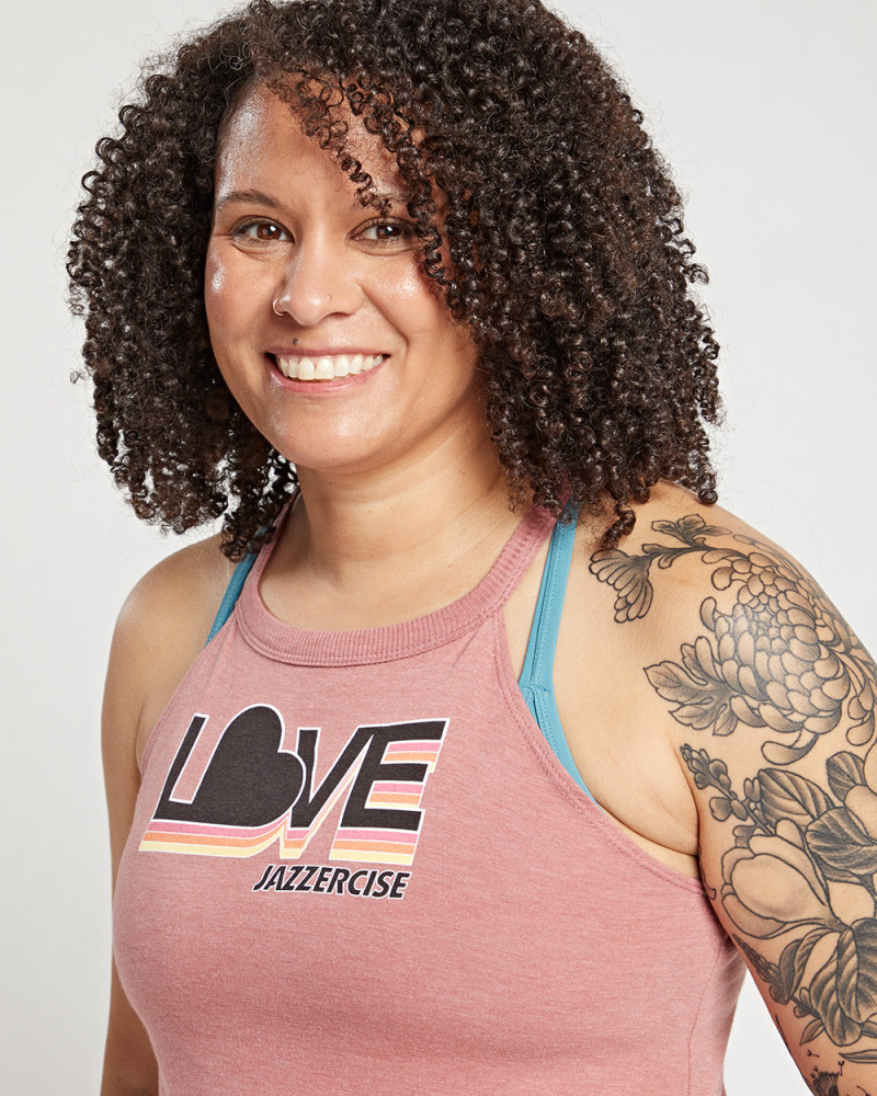 Love High Neck Tank - JAZZERCISE