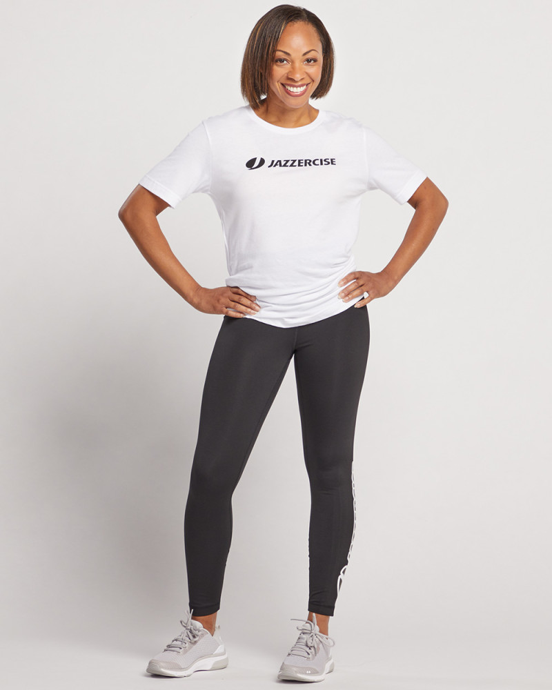 White Essential Unisex Tee - JAZZERCISE