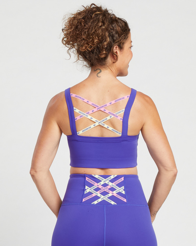 Blue Strappy Bra Top - 90 DEGREE BY REFLEX
