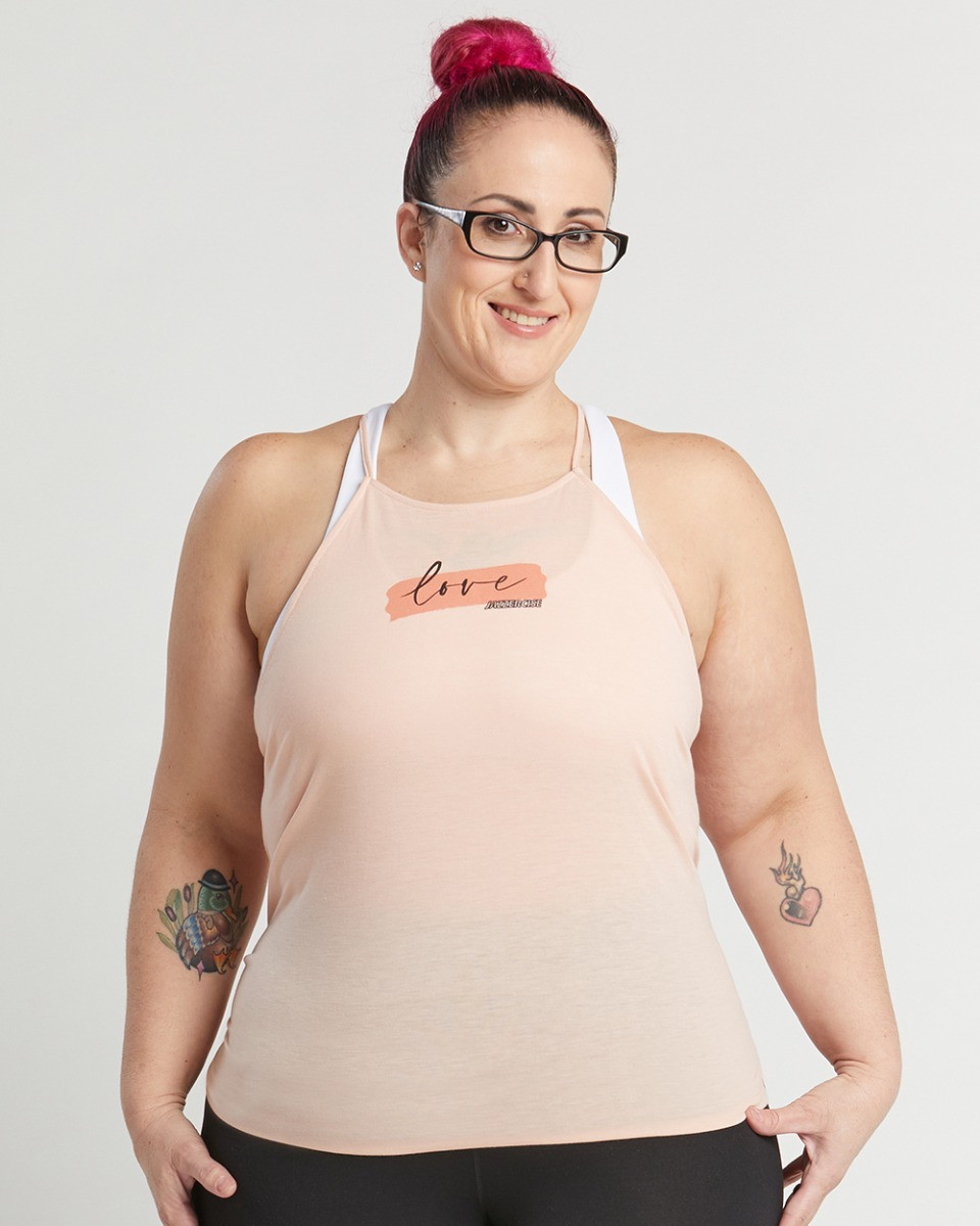 JAZZERCISE タンクトップ ピンク　LOVE 8019-1_zf5mnwsf2v1tjwat.jpg