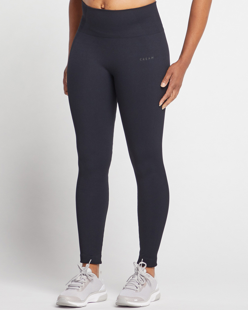 Black Seamless Legging Cream Yoga Black M