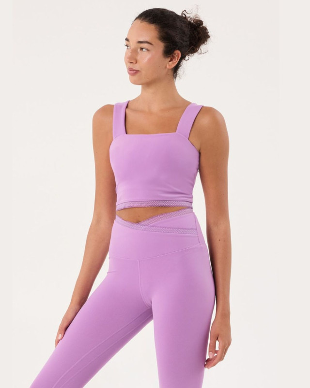 Lacey Bra Top - CREAM YOGA