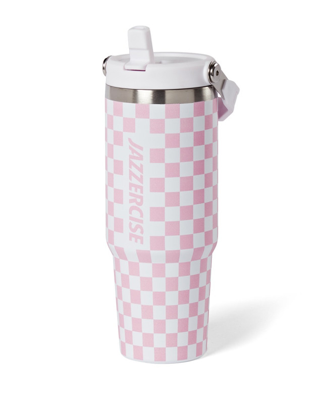 Checkered Water Bottle - JAZZERCISE