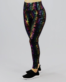 ジャザサイズTEREZブラトップレギンスレインボー虹セット Black Rainbow Pant - TEREZ