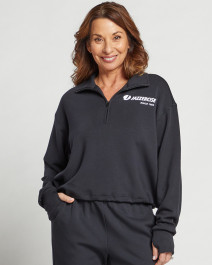 Modal Quarter Zip Pullover - 90 DEGREE BY REFLEX