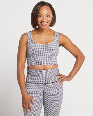 Houndstooth Power Bra - TAVI