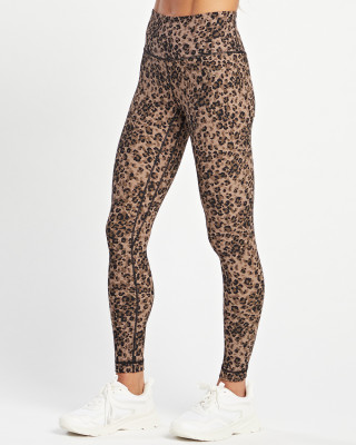 Cheetah Legging - CREAM YOGA