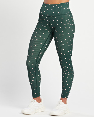Sakura Dots Legging - CREAM YOGA